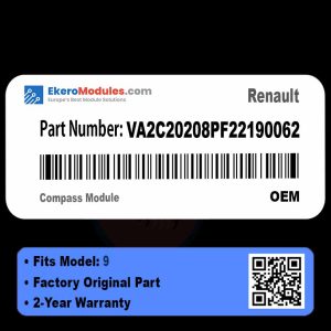 VA2C20208PF22190062 Compass Module | Renault 9 | Genuine OEM Part