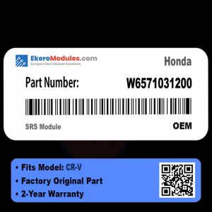 W6571031200 SRS Module | Honda CR-V | Genuine OEM Part