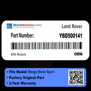 YBD500141 SRS Module | Land Rover Range Rover Sport | Genuine OEM Part