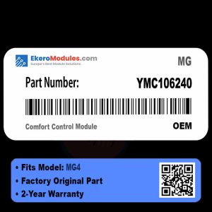 YMC106240 Comfort Control Module | MG MG4 | Genuine OEM Part