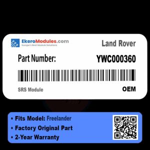 YWC000360 SRS Module | Land Rover Freelander | Genuine OEM Part