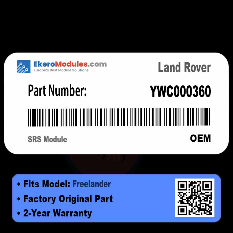 YWC000360 SRS Module | Land Rover Freelander | Genuine OEM Part