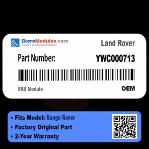 YWC000713 SRS Module | Land Rover Range Rover | Genuine OEM Part